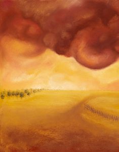 Red Field by Jaclyn Perrone